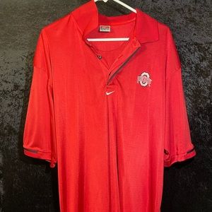 Ohio State Nike Dri-fit Polo Shirt XXL